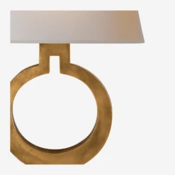 Ring Form Wall Light, Antique-Burnished Brass -AuraLiving Furniture Store 217731 ring form wall light in antique burnished brass