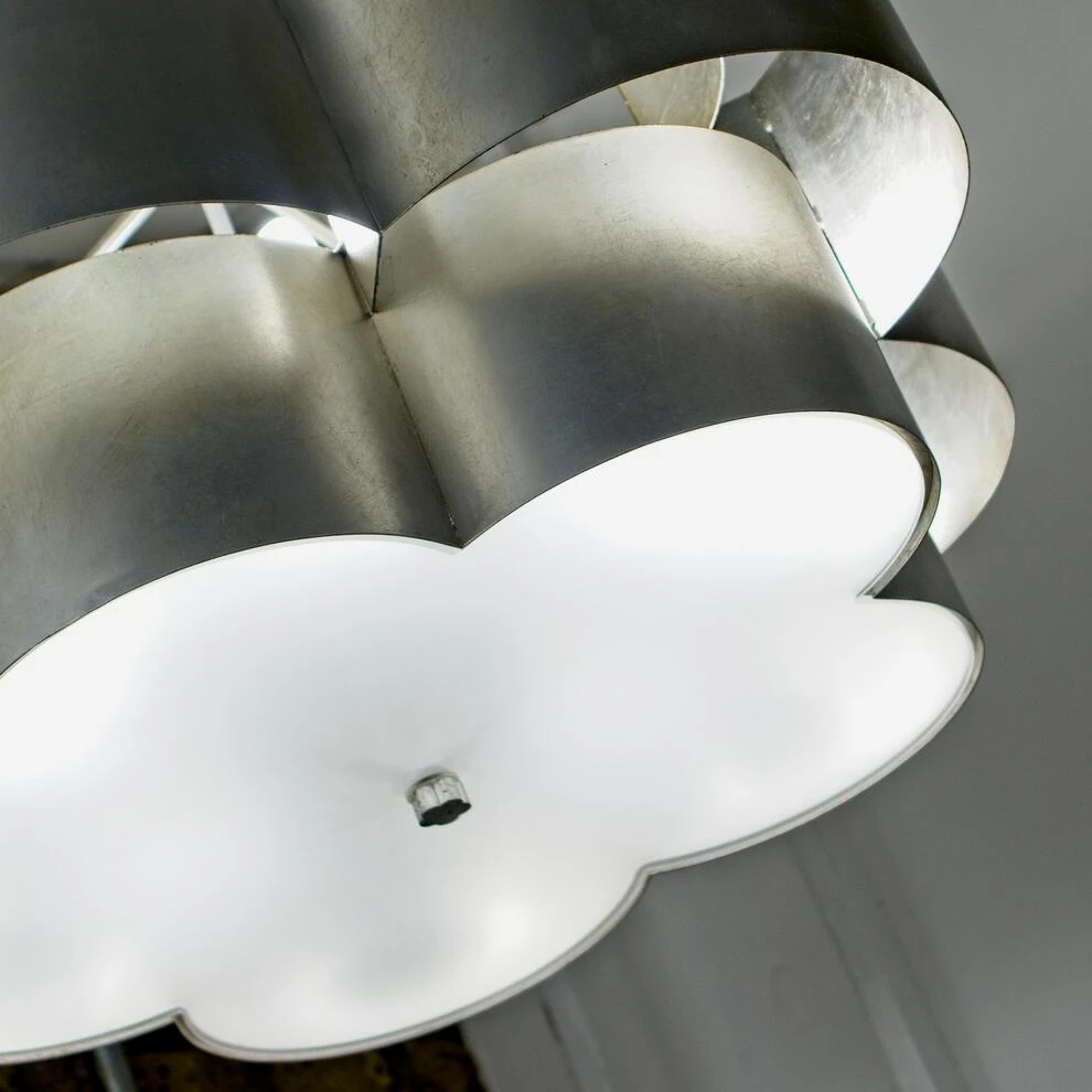 Arabelle Pendant Light, Burnished Silver Leaf 3 Arabelle Pendant Light, Burnished Silver Leaf - Image 3