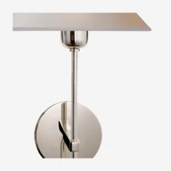 Hackney Wall Light, Polished Nickel -AuraLiving Furniture Store 217782 hackney wall light in polished nickel
