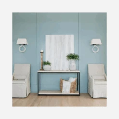 Ring Form Wall Light, Alabaster 6 Ring Form Wall Light, Alabaster -AuraLiving Furniture Store 218191 ring white