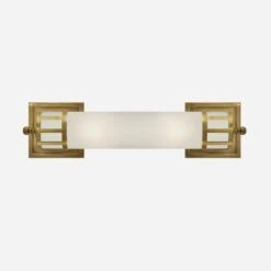 Openwork Wall Light, Hand Rubbed Antique Brass