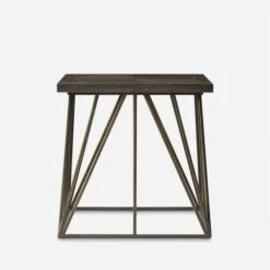 Emerson Square Side Table Side Table -AuraLiving Furniture Store 218764 emerson sqaure table front