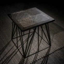 Emerson Square Side Table Side Table -AuraLiving Furniture Store 219402 emerson sqaure table ls