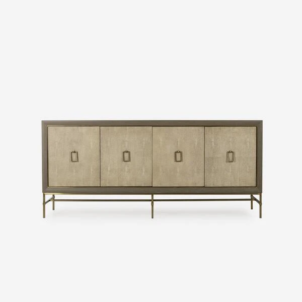 Edith Latte Sideboard, Latte Shagreen 4 Edith Latte Sideboard, Latte Shagreen - Image 4