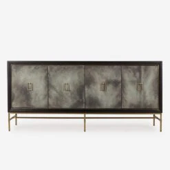Edith Charcoal Sideboard, Charcoal Vintage -AuraLiving Furniture Store 233449 edith cabinet front