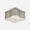 Bolsena Clover Silver Ceiling Light