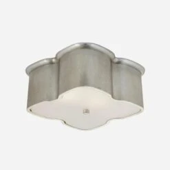Bolsena Clover Silver Ceiling Light