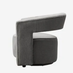 Madison Swivel Chair, Grey Weave -AuraLiving Furniture Store 246948 madison chair side