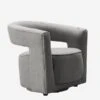 Madison Swivel Chair, Grey Weave