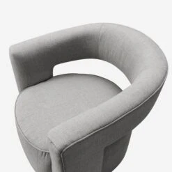 Madison Swivel Chair, Grey Weave -AuraLiving Furniture Store 246956 madison chair top view angle