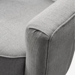 Madison Swivel Chair, Grey Weave -AuraLiving Furniture Store 246958 madison chair arm detail 2