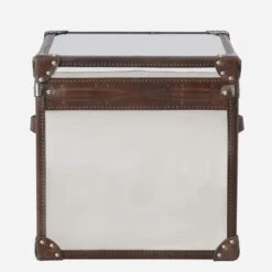 Livingstone Steamer Trunk -AuraLiving Furniture Store 246983 livingstone back