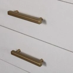 Jasper White Side Chest, White -AuraLiving Furniture Store 247253 jasper white detail