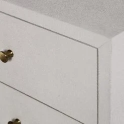 Georgia White Side Table -AuraLiving Furniture Store 247266 georgia white detail