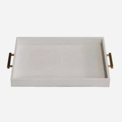 Porto White Decorative Tray