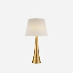 Dover Table Lamp, Gild 6 Dover Table Lamp, Gild -AuraLiving Furniture Store 248128 dover table lamp in gild