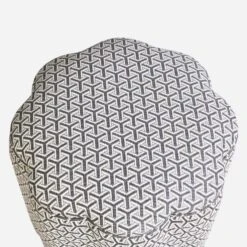 Daisy Monte Storm Ottoman -AuraLiving Furniture Store 249136 daisy monte storm top