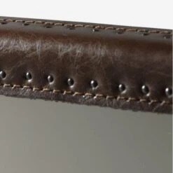 Howard Steel/Leather Chest Of Drawers, Steel/leather -AuraLiving Furniture Store 25305 howard steel leather cod handle detail cod0020