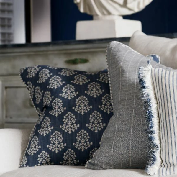 Sprig Denim Cushion 2 Sprig Denim Cushion - Image 2