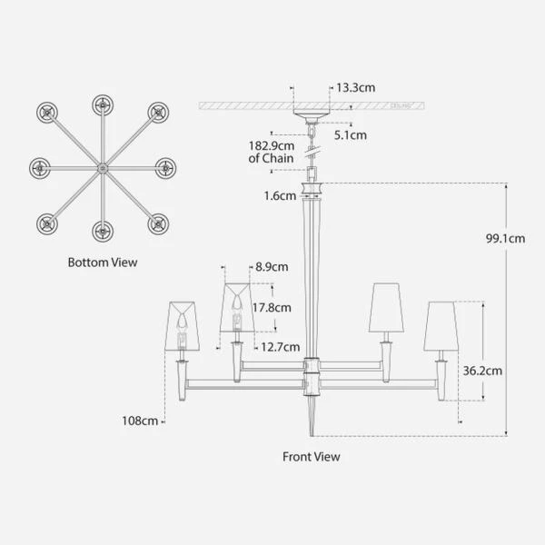 Lyra Chandelier 2 Lyra Chandelier - Image 2