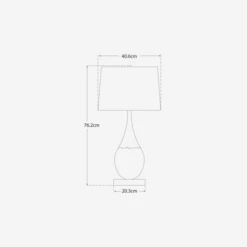 Juliette Table Lamp, Crystal 7 Juliette Table Lamp, Crystal -AuraLiving Furniture Store 258912 juliette 3