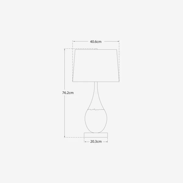 Juliette Table Lamp, Crystal 4 Juliette Table Lamp, Crystal - Image 4