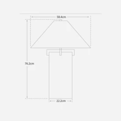 Brooks Table Lamp, Crystal And Aged Iron -AuraLiving Furniture Store 258972 brooks