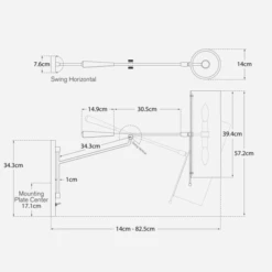 Frankfort Wall Light, Black And Hand-Rubbed Antique Brass -AuraLiving Furniture Store 259070 frankfort