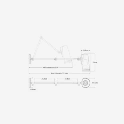 Antonio Wall Light, Hand-Rubbed Antique Brass And Black Shade -AuraLiving Furniture Store 259362 antonio