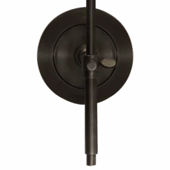 Bryant Wall Light, Bronze With Black Trim Shade -AuraLiving Furniture Store 259400 bryant wall light in bronze