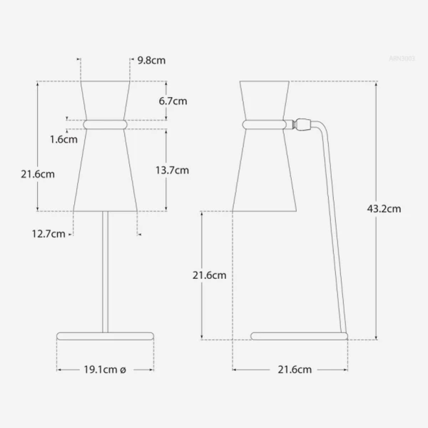 Clarkson Table Lamp, Black And Hand-rubbed Antique Brass 4 Clarkson Table Lamp, Black And Hand-rubbed Antique Brass - Image 4