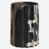 Petrified Scallop Log Side Table Or Stool