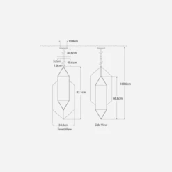 Ophelion Pendant Light -AuraLiving Furniture Store 260788 ophelion medium