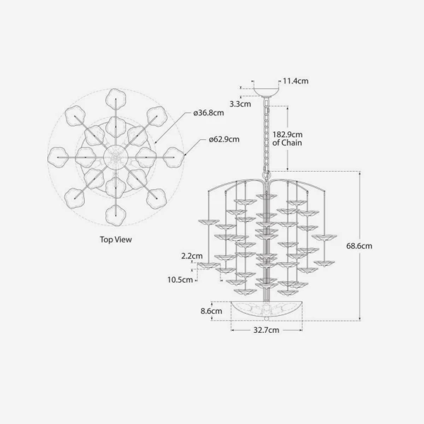 Leighton Chandelier 2 Leighton Chandelier - Image 2