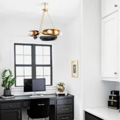 Hopper Chandelier -AuraLiving Furniture Store 262054 hopper chandelier lifestyle 2