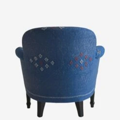 Victoria Moroccan Arm Chair -AuraLiving Furniture Store 265755 victoria moroccan blue back