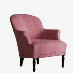 Victoria Moroccan Arm Chair -AuraLiving Furniture Store 265767 victoria moroccan pink angle