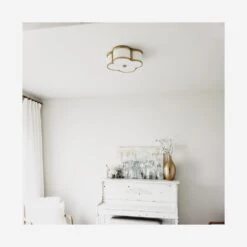 Chandler Ceiling Light -AuraLiving Furniture Store 266040 chandler flush mount lifestyle