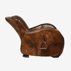 Saddle Armchair -AuraLiving Furniture Store 266685 saddle chair buckdn brokn 6