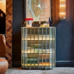 Shimmer Bar Cabinet 8 Shimmer Bar Cabinet -AuraLiving Furniture Store 267359 relax bay swivel shimmer