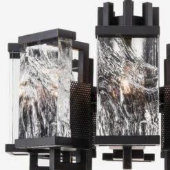 Ice Pendant -AuraLiving Furniture Store 267531 ice small pendant 60cm matt black 3