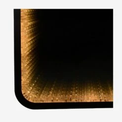 Inception Square Mirror -AuraLiving Furniture Store 267770 inception rock crystal square mirror 126cm dark bronze 1