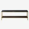 Rufus Rectangle Coffee Table, Dark