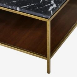 Rufus Rectangle Coffee Table, Dark -AuraLiving Furniture Store 268270 rufus detail 04 web