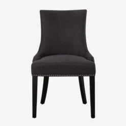 Theodore Dining Chair, Black -AuraLiving Furniture Store 26945 theodore dining chair front