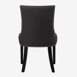 Theodore Dining Chair, Black -AuraLiving Furniture Store 26947 theodore dining chair back