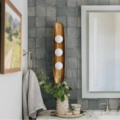 Hopper Wall Light, Treble -AuraLiving Furniture Store 271654 hopper trebble wall light lifestyle