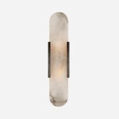 Melange Wall Light, Bronze/Alabaster