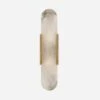 Melange Wall Light, Antique-Burnished Brass/Alabaster