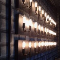 Cameron Single Wall Light, Brass -AuraLiving Furniture Store 272164 cameron wall lights lifestyle